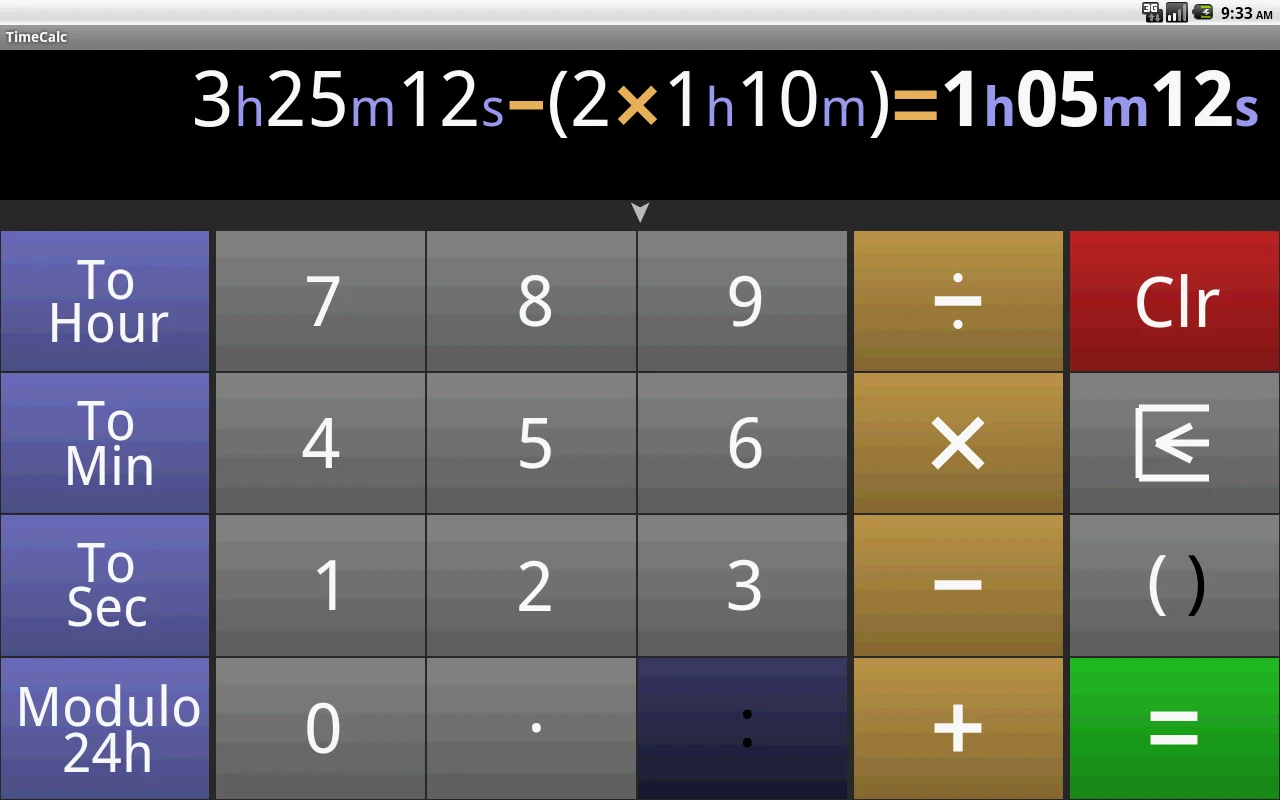 Time Calculator screenshot